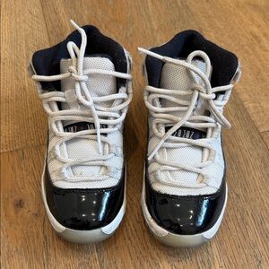 Nike Jordans Kids Black and White Sneakers